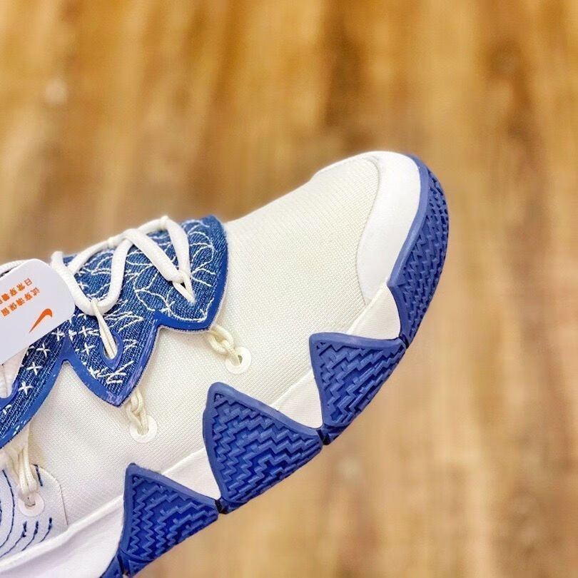 新灭世纯原 kybrid s2 欧文 s2 白蓝 zoom气垫实战耐磨篮球鞋 43