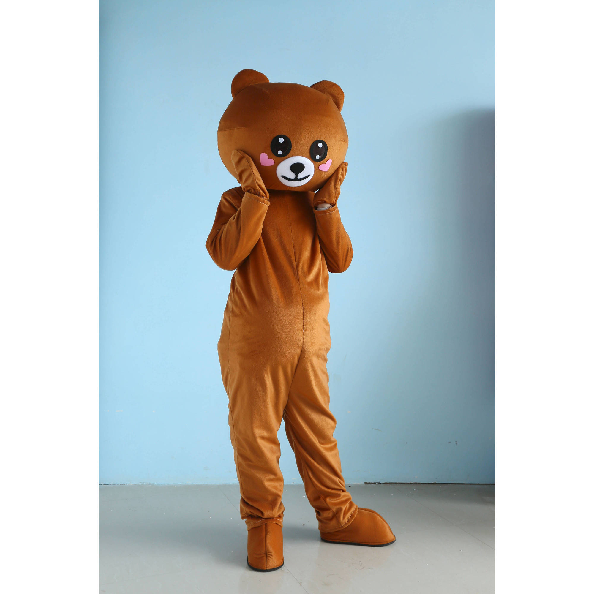 熊本熊卡通人偶服装抖音网红熊行走表演玩偶道具服来图定制 皮卡丘 身