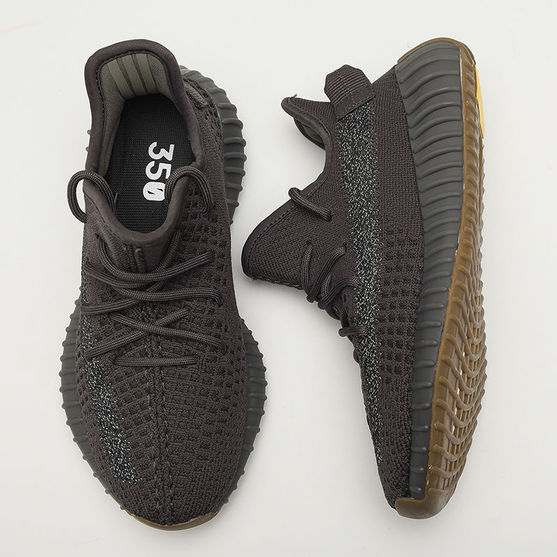 椰子鞋男满天星慢跑鞋350v2软底走路鞋真爆大底透气鞋 鹅白满天星 36