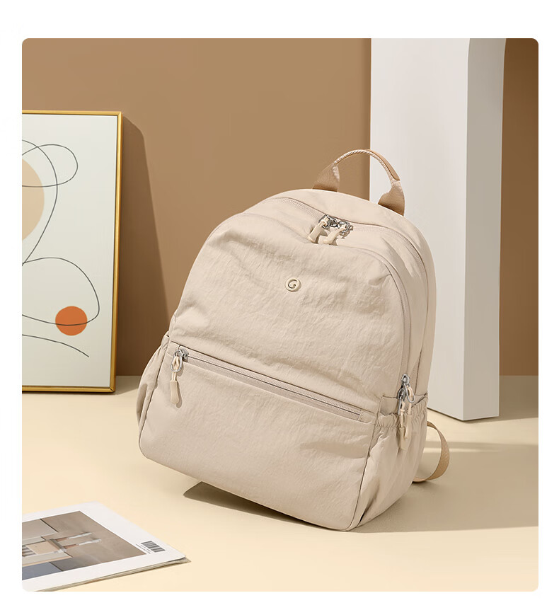 GOLF Backpack for Women, Casual Backpack, Student Schoolbag, IPad And Laptop Bag, Versatile Commuter Bag, Women's Handbag, Travel Bag 20