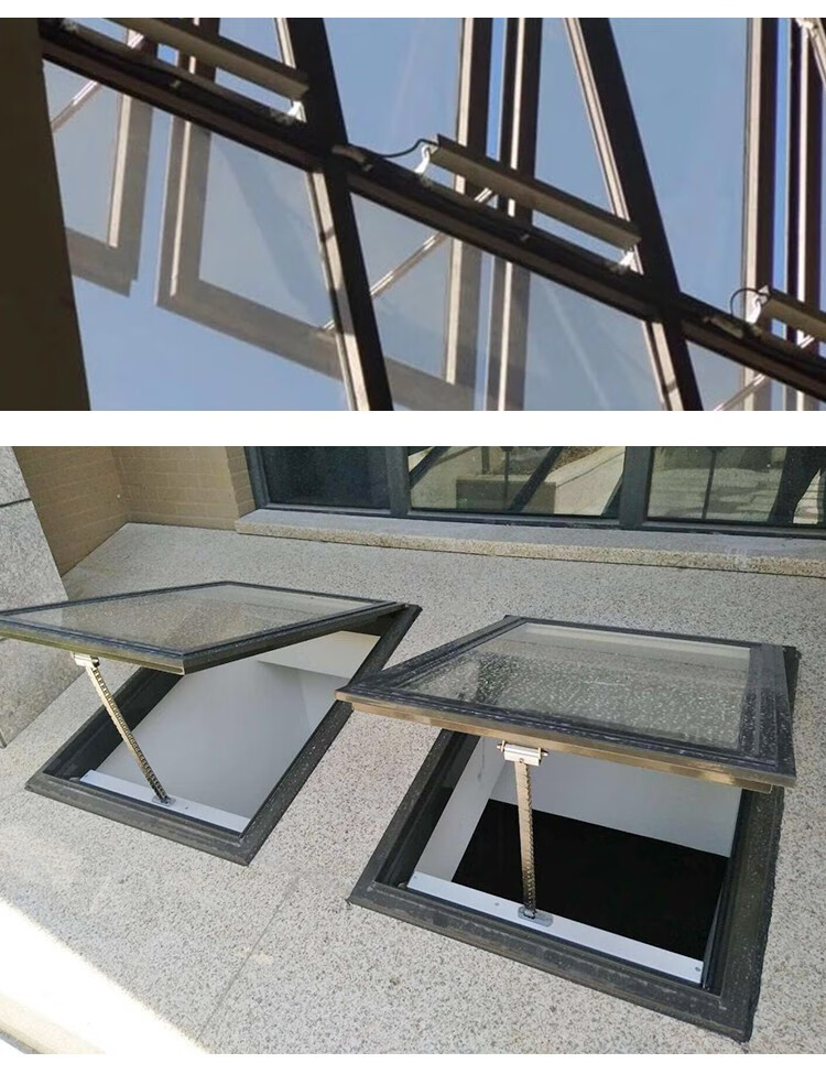 定做 电动开窗器遥控智能开关窗单链条式自动开窗机电动天窗消防排烟