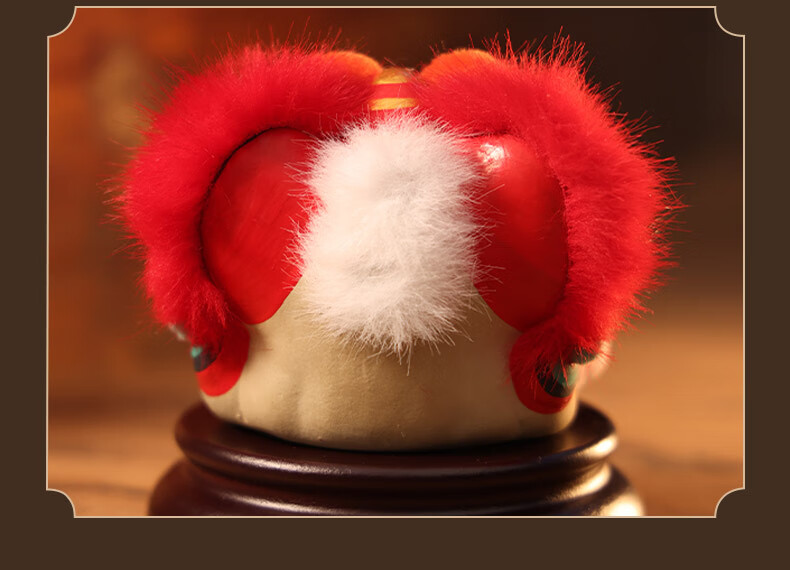 Jitu Workshop Five-Color Awakening Lion Clay Sculpture Mascot Desktop Ornament Home Office Car Decoration Housewarming Opening Gift for Women 4