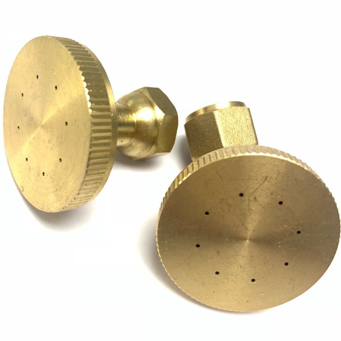 喷雾器头 喷头农用打药机多孔8眼可调铜雾化直射喷头高压除尘降温