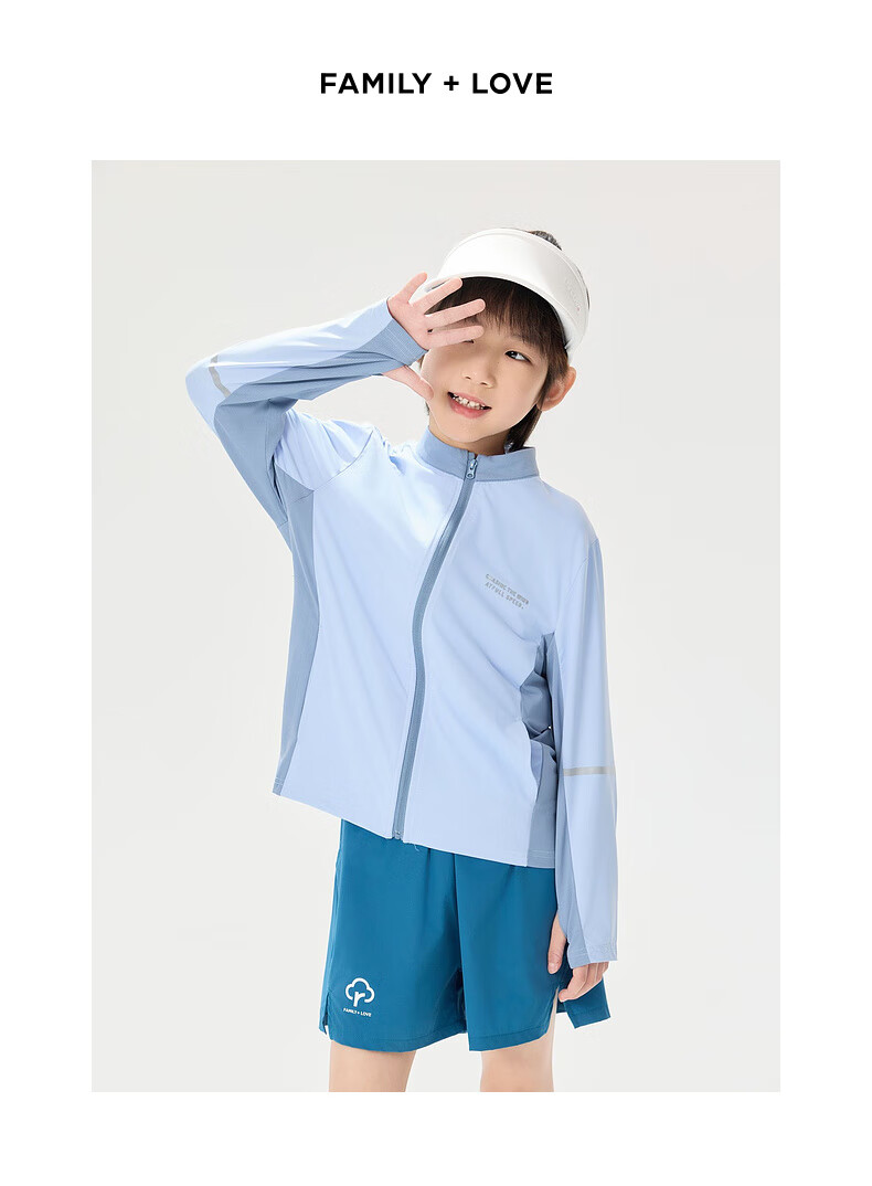 EBAER Children's Sun Protection Clothing Summer Style Boys Girls Lightweight Sun Protection Sportswear UPF50+ Lilac Purple 110 23