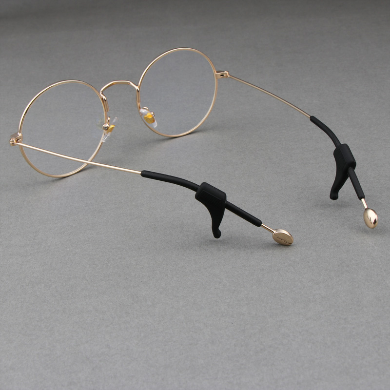眼镜防滑耳勾固定防滑套金属细腿套脚眼镜腿防过敏套耳托镜框超细 细