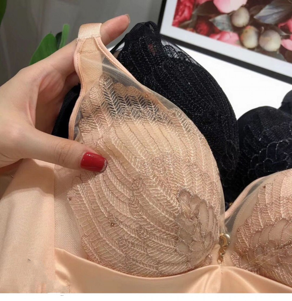 黑天鹅文胸内衣全养护塑型小胸聚拢收副乳薄款胸罩 全养护肤色 70/32