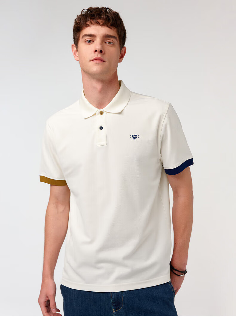 HAZZYS Men's Summer PHIZ Cool-Feeling Short-Sleeve POLO Shirt ASTZE0CBI23, Navy Blue NV, 3XL (190/108A) 2