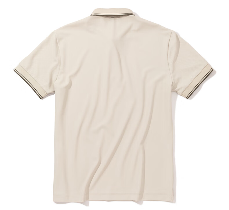Mr. Bu Patented Collar 3D Exquisite Color-Block Short Sleeve Polo Summer Breathable Business T-Shirt Piano Black L (175) 15