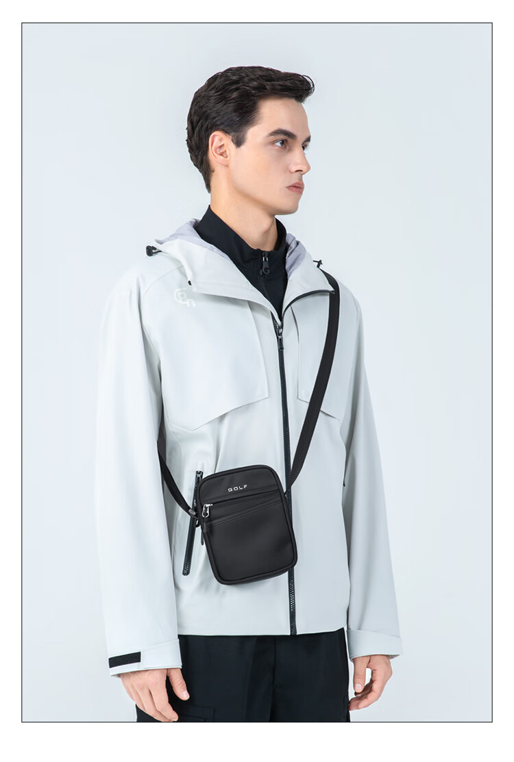 GOLF Men's Casual Shoulder Bag Lightweight Sports Crossbody Bag Commuter Phone iPad Bag Water-Resistant Outdoor 6
