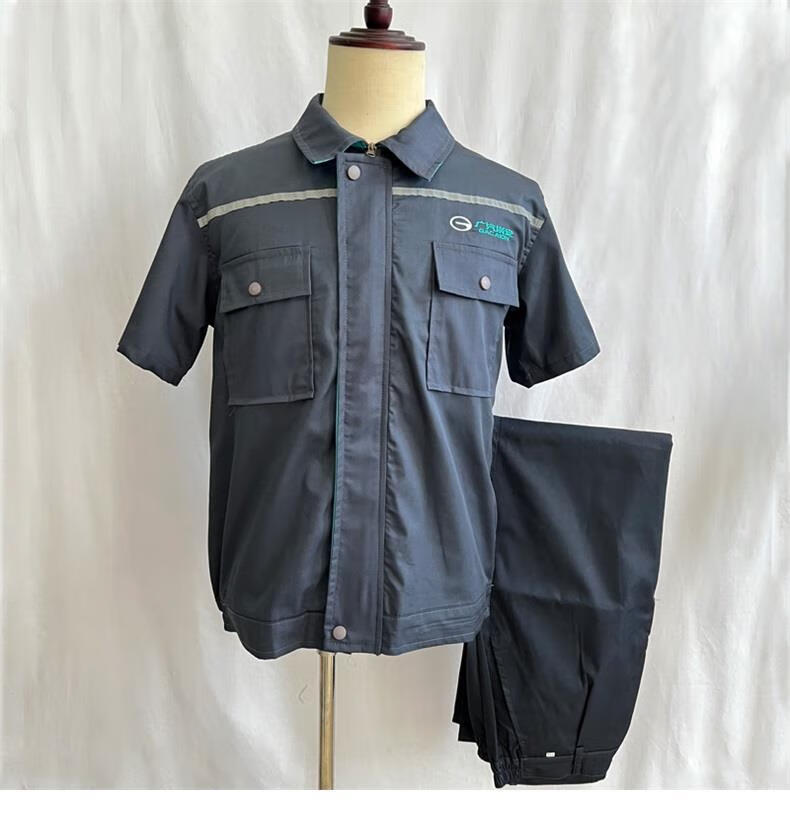 广汽埃安汽车4s店长袖工作服短袖售后工装套装车间维修汽修服 长袖