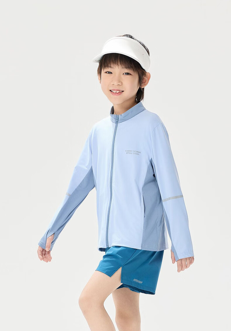 EBAER Children's Sun Protection Clothing Summer Style Boys Girls Lightweight Sun Protection Sportswear UPF50+ Lilac Purple 110 22