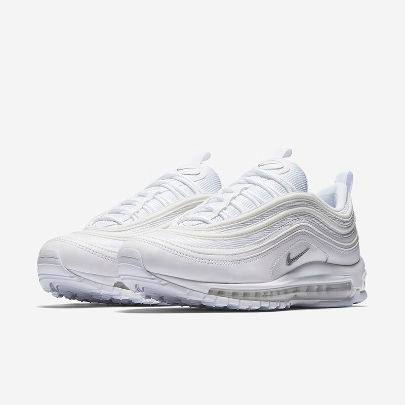 耐克nike男鞋air max 97纯白 3m反光 全掌气垫 运动缓震跑步鞋 921826