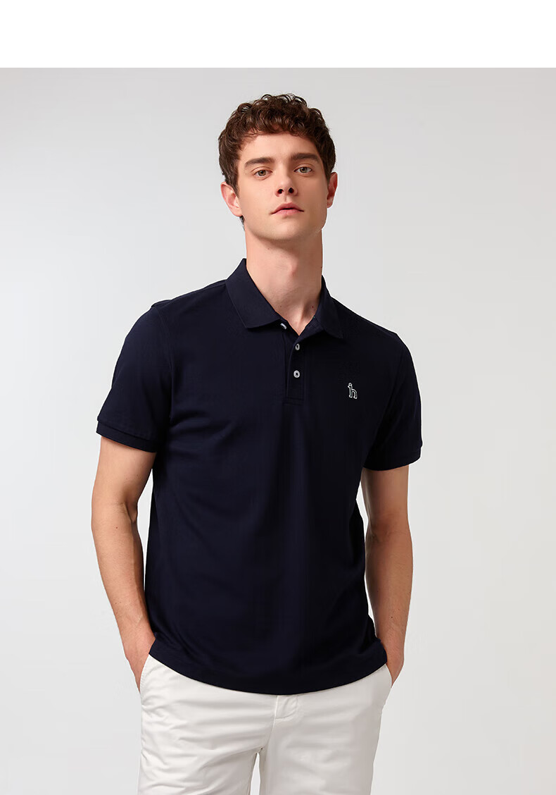 HAZZYS Men's Clothing, Summer Top, Multi-Color Short-Sleeve Polo Shirt ASTZE0CBX71, White WT, 3XL (190/108A5 16
