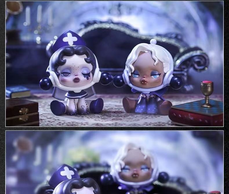 【祖国版】泡泡玩偶skullpanda密林古堡盲盒潮玩玩具摆件礼物 【密林