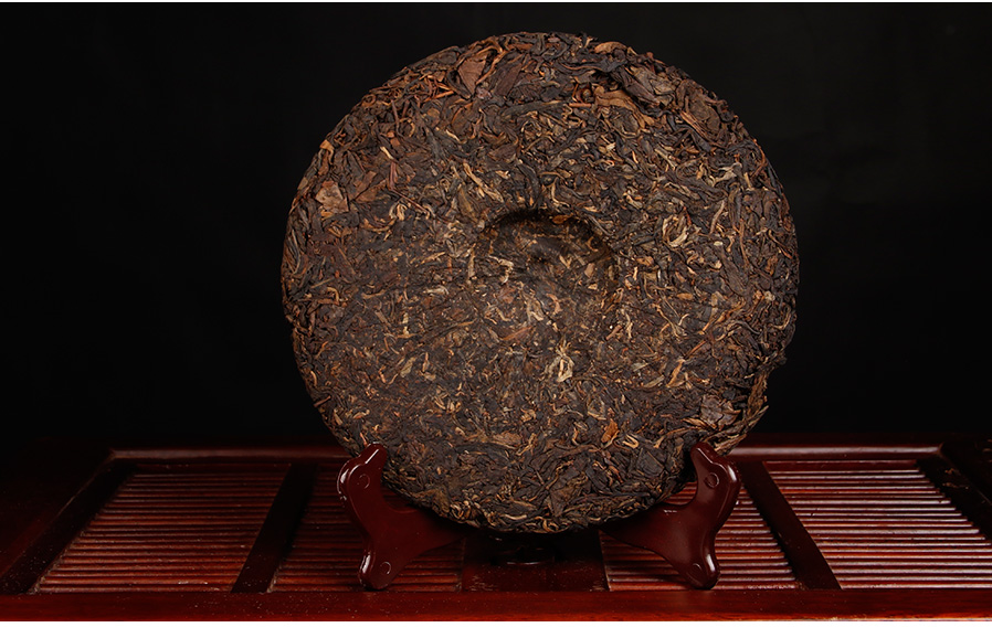 【中期老茶 南方干仓】中茶牌茶叶 云南普洱茶 2007年9081印级圆茶生