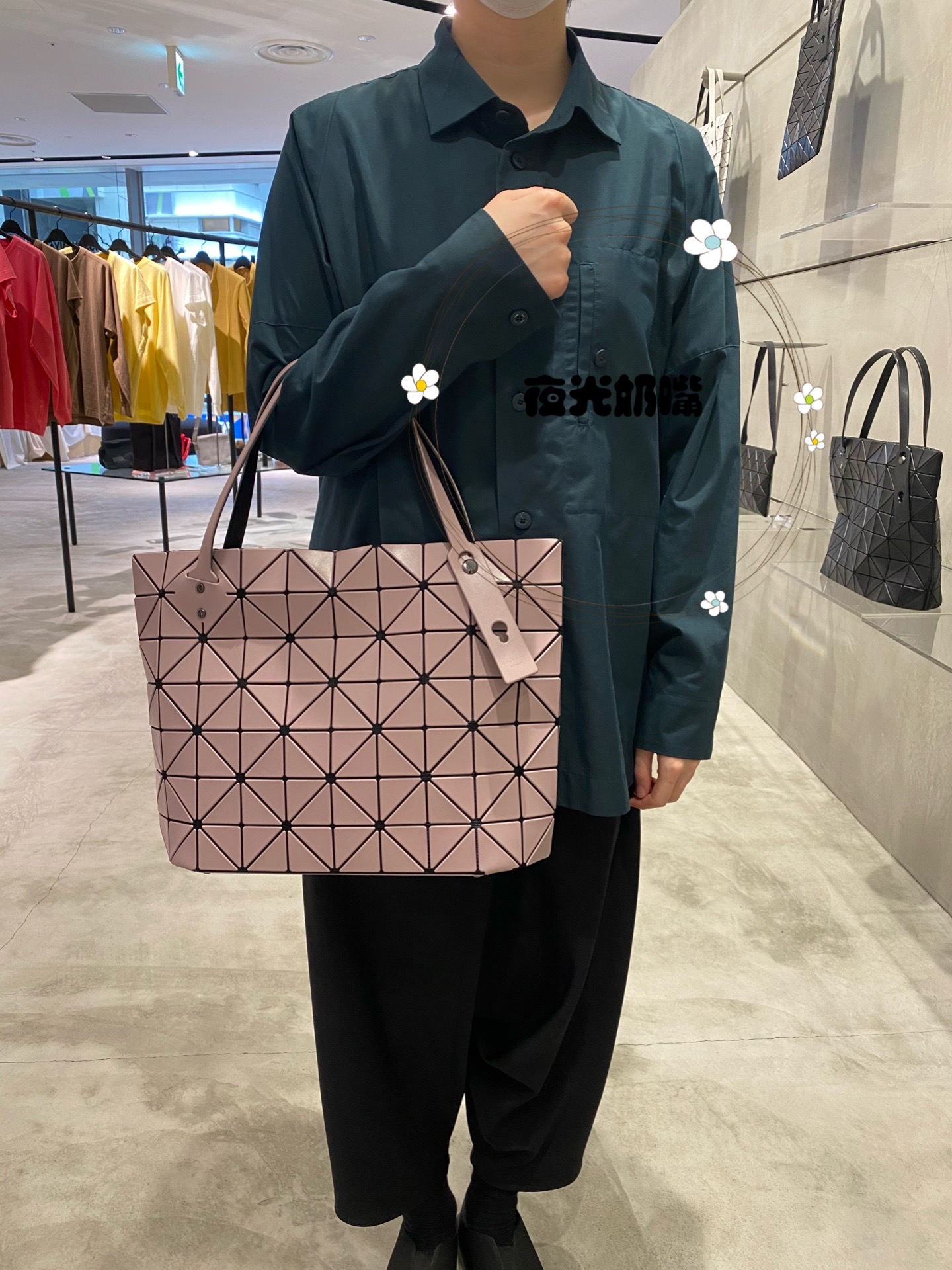 适用于三宅一生女包 日本邮 摇滚拉链手提单肩包 金属灰色无底 顺丰包