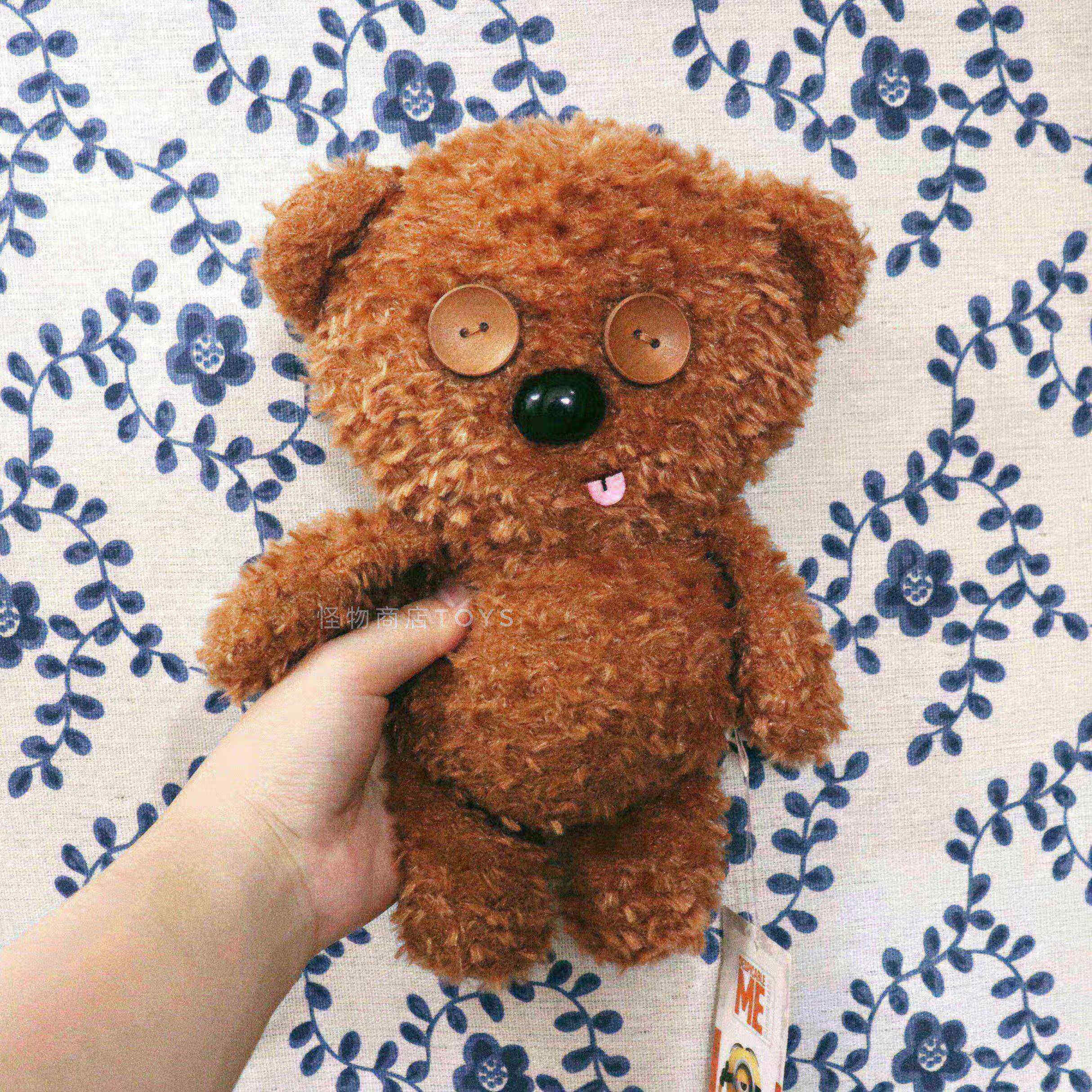 [旗舰自营]小黄人小熊外单毛绒公仔小黄人tim熊熊纽扣扣子小熊timbear