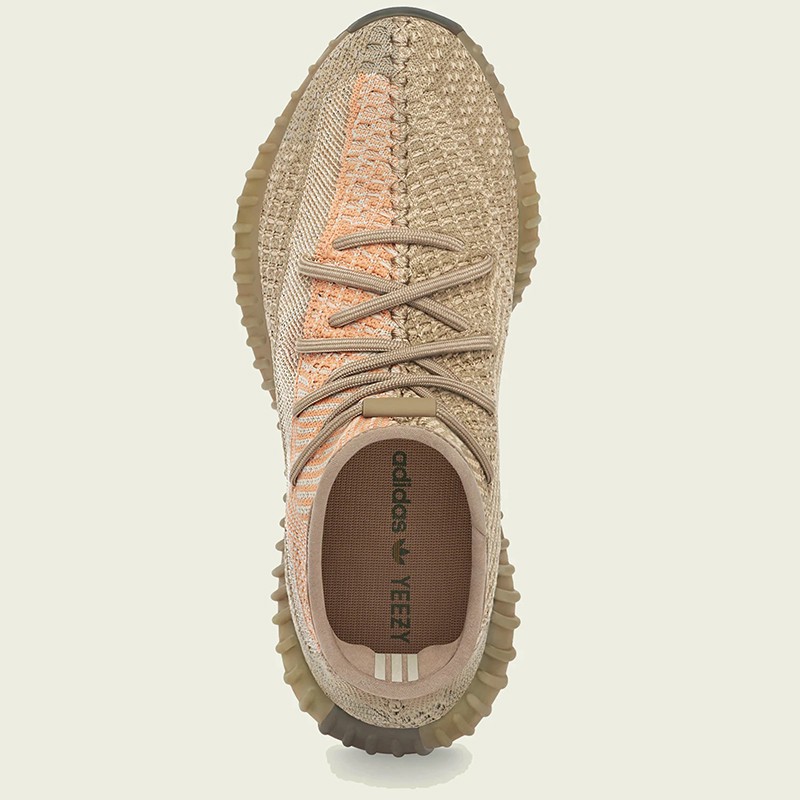 adidas阿迪达斯 yeezy 350 v2 boost脏橙咖啡经典复古椰子男女运动