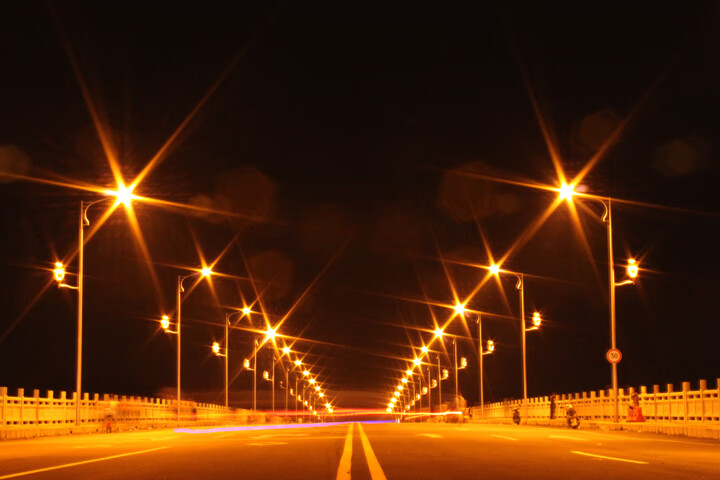 新星路灯头节能灯钠灯户外防水全铝灯罩新农村小区道路灯吸墙挑臂