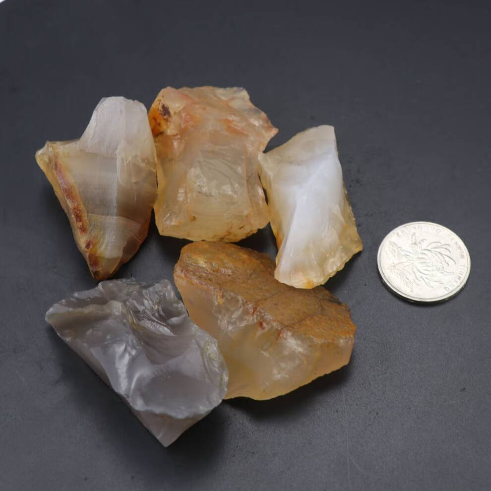 打火石燧石 燧石火镰打火石天然火石古代生火工具火镰燧石打火石生火