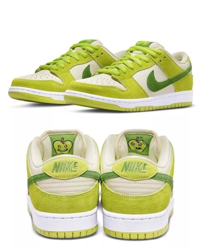 凤高(fenggao)2022新款纯原dunksb青苹果低帮男板鞋潮流百搭学生气垫