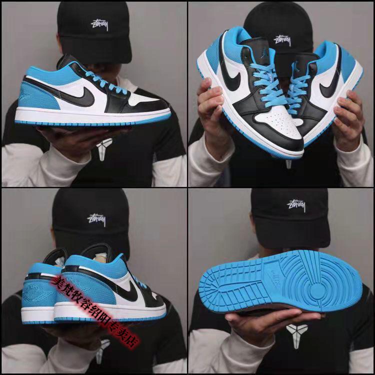 aj1低帮莆田纯原北卡蓝冰激凌烟灰扣碎湖人闪电倒钩男女鞋运动鞋 aj1
