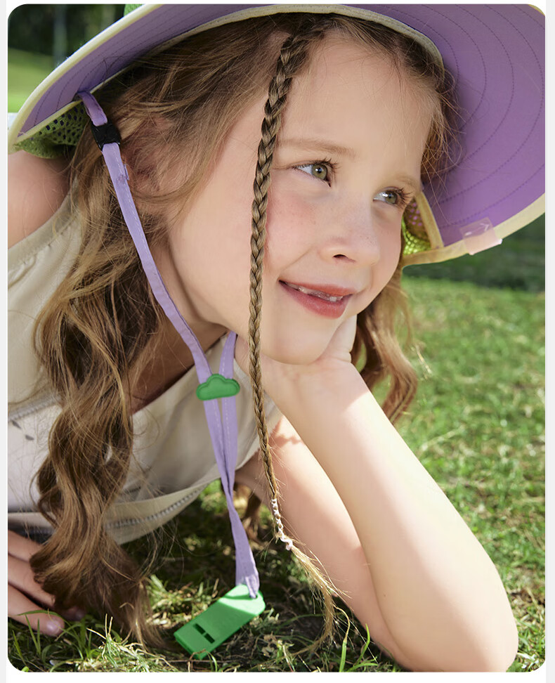 Kocotreekk Kids Sun Protection Hat Large Brim Boys Girls UV Protection Sunshade Hat with Neck Flap 22