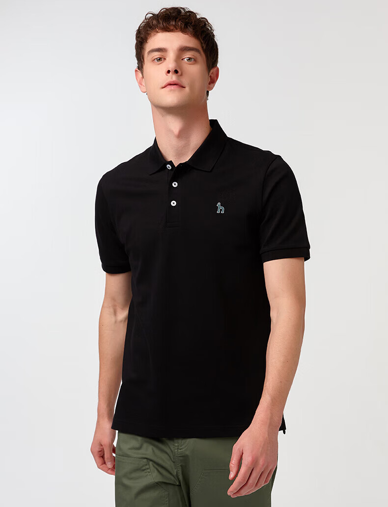 HAZZYS Men's Clothing, Summer Top, Multi-Color Short-Sleeve Polo Shirt ASTZE0CBX71, White WT, 3XL (190/108A5 5