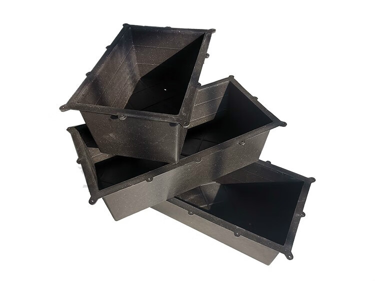桥架预留方盒 预埋盒 通风桥架方孔洞口方形双排水管预留洞模具 黑色