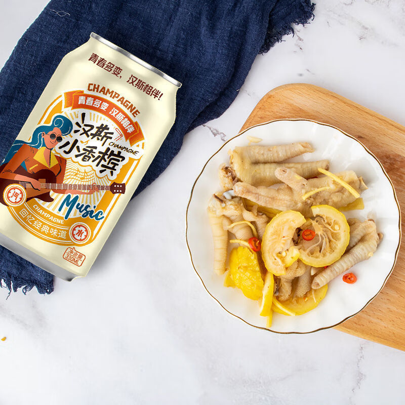 汉斯小香槟 330ml*24罐装 精糖卡碳酸饮料经典汽水整箱 老冰棍风味