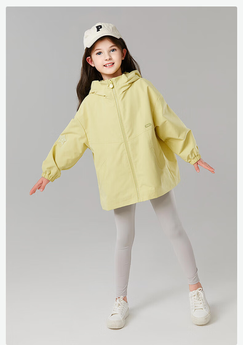 DEESHA Girls' Outerwear Spring 2025 Fashion Casual Hooded Jacket for Older Children, Dream Purple, Size 170 7