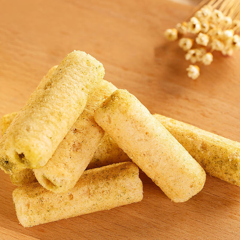 夹心米果软粗粮米棒酥糙米卷能量棒零食膨化食品米饼 紫薯味米果120根