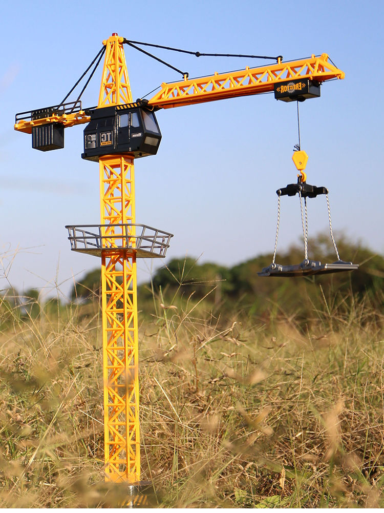 【官方精品】高档打桩机儿童玩具大码 大型号3-6岁遥控塔吊玩具男孩