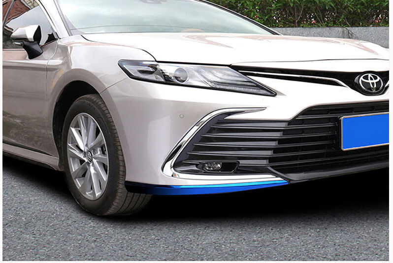 适用于 18-20款第八代丰田凯美瑞前杠饰条防撞条改装 凯美瑞保险杠前