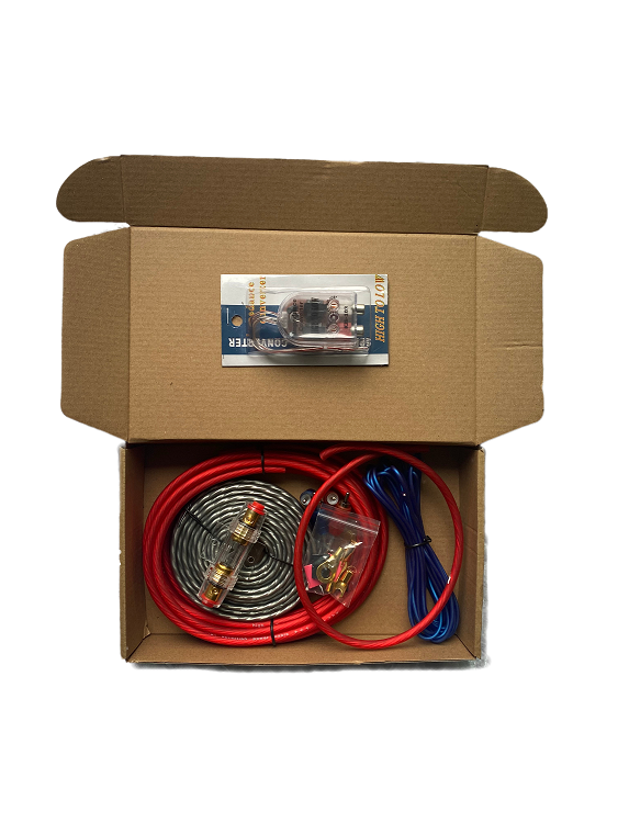 汽车影音低音炮套线车载音响改装功放电源控制连接线车用音频线材d22