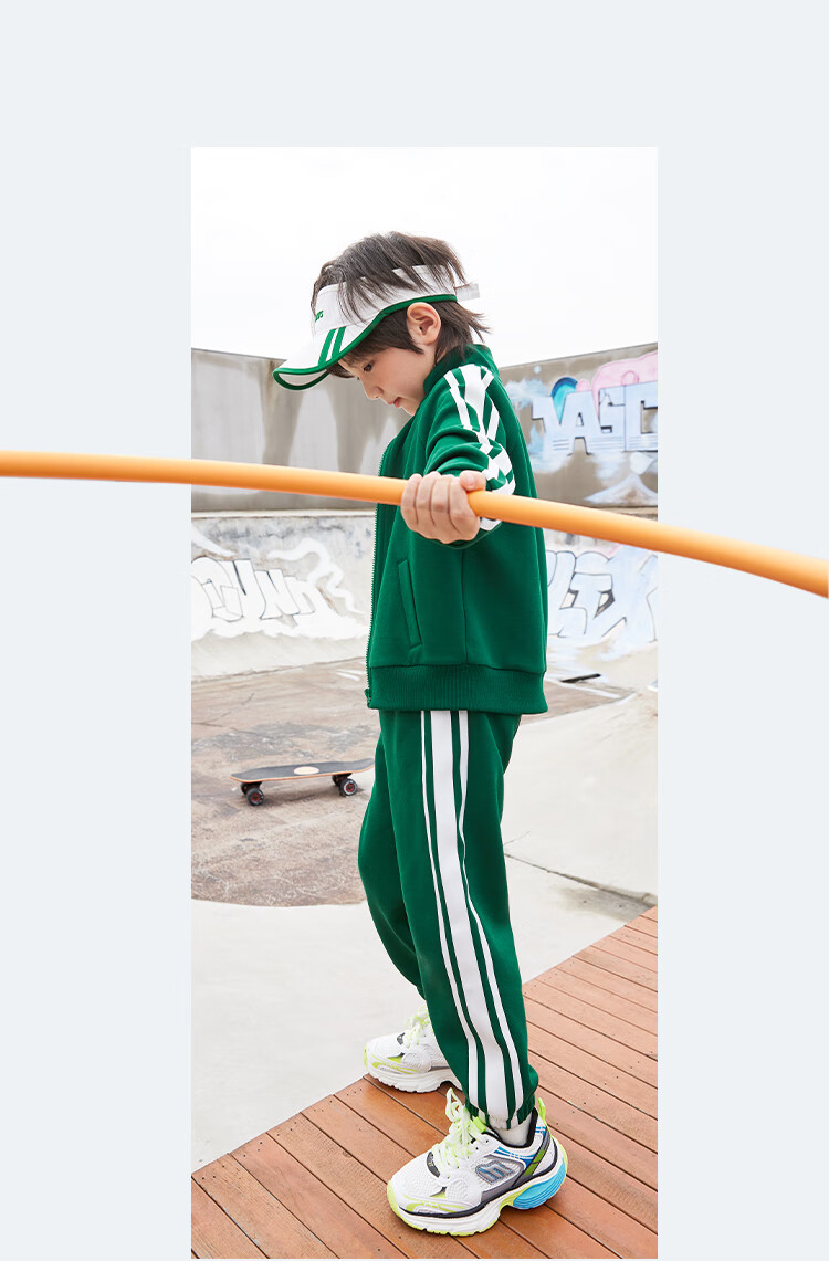 JEANSWEST Kids Sports Set 2025 Boys Spring Clothes Casual Two-Piece Girls Spring Autumn Jacket 14