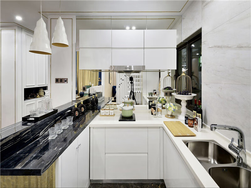 短视频背景布厨房美食直播间专用背景布吃播拍照短视频3d立体场景感