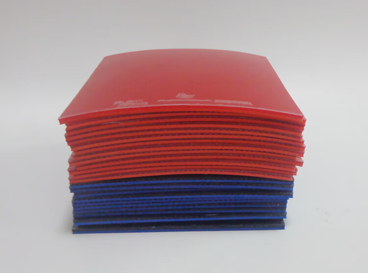 乒乓球拍套胶 传奇乒乓球胶皮激狂5套胶红/蓝海绵瑕疵处理 【官方