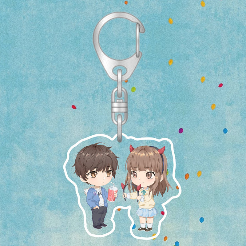 白日梦我 沈倦林语惊q版亚克力双人立牌挂件白日梦我周边摆件钥匙扣