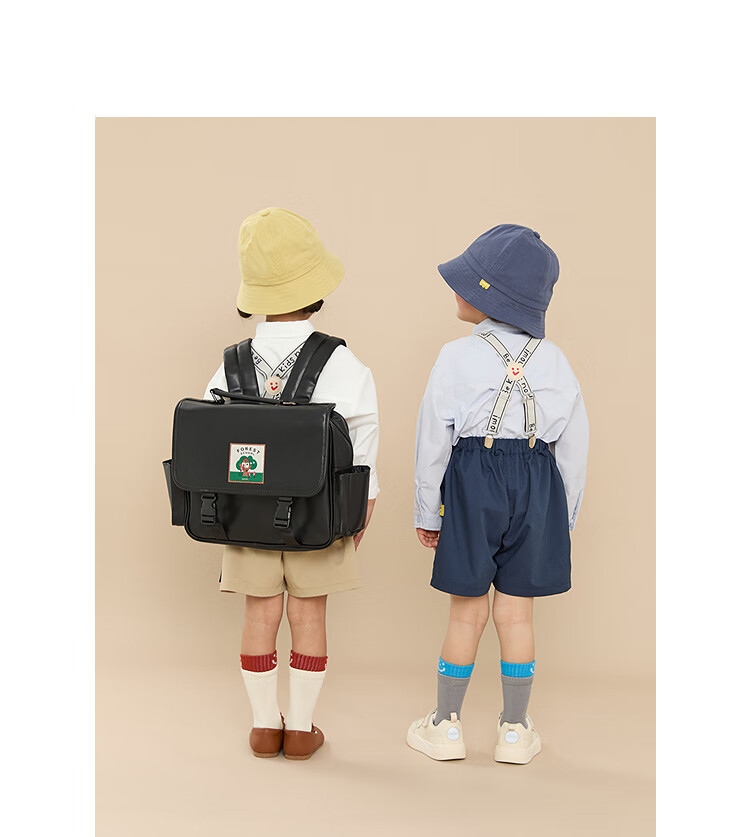 Papa Spring Children's Pants, Boys And Girls Preppy Style Versatile Kindergarten Shorts, Navy Blue-Short Pants, 120cm 7
