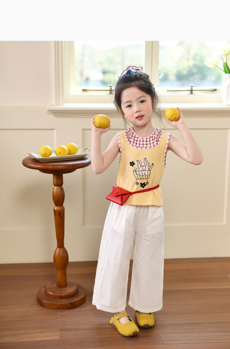 LUSON Children's Clothing, Baby Straight-Leg Pants for Girls, Quick-Dry Trousers, New Summer And Autumn Style, Casual Lightweight Pants for Girls 13