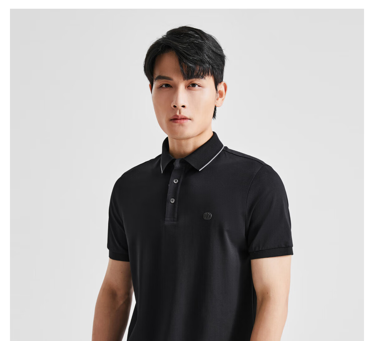 DIKENI [Closet Fashion Single Item King] Skin-Friendly Taiji Cotton Summer Classic Versatile Short-Sleeve Polo Shirt 27