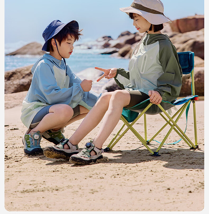 EBAER Kids Sun Protection Jacket Summer UV Protection Breathable Skin Jacket Nordic Blue 160 11