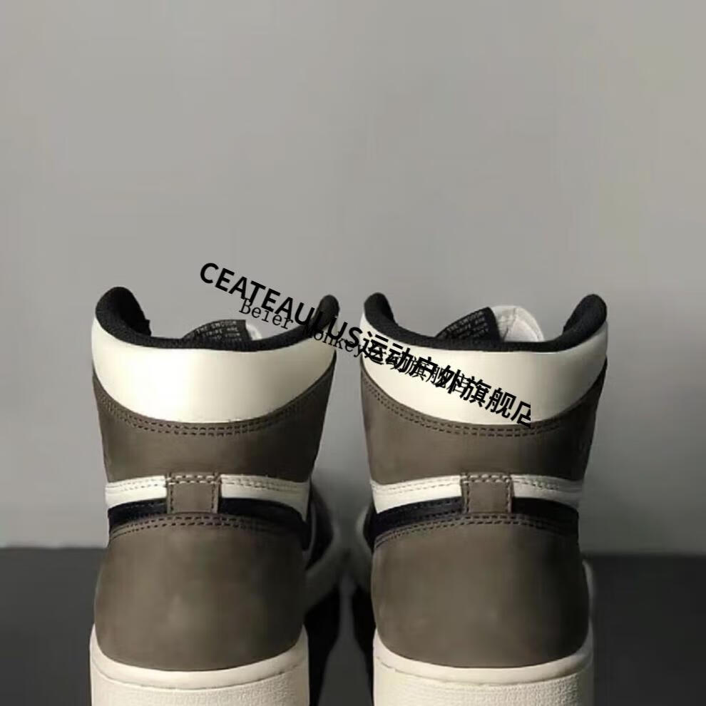 【自营官方旗舰店】限定款air aj·1 dar mocha黑摩卡小倒钩情侣透气