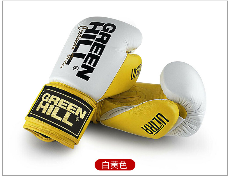 2022新款greenhillultra女拳击手套成人泰拳散打搏击训练沙袋拳套黑色