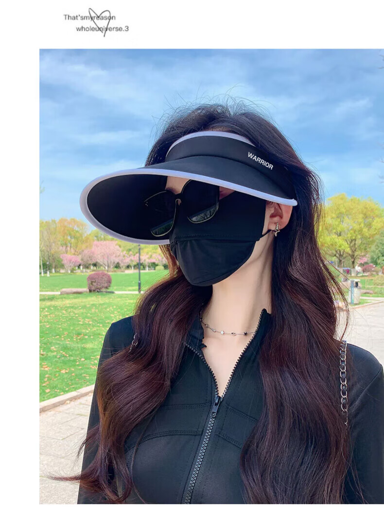 Huili Sun Hat for Women, UV Protection Summer Cap, Wide Brim Outdoor Breathable Hiking Hat for Men And Wome 8