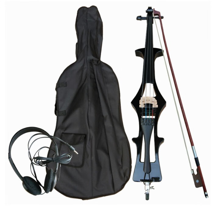 电大提琴演奏款追乐电子大提琴初学者大提琴 乐器violoncello 无框