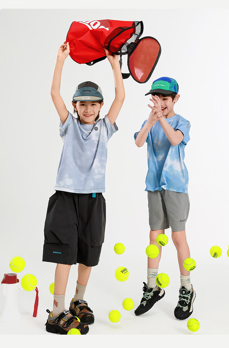 BANDOCIN Boys' Quick-Dry Short Sleeve T-Shirt, Summer Lightweight Breathable for Older Children, 2026 New Style, Sky Blue, Size 170 13