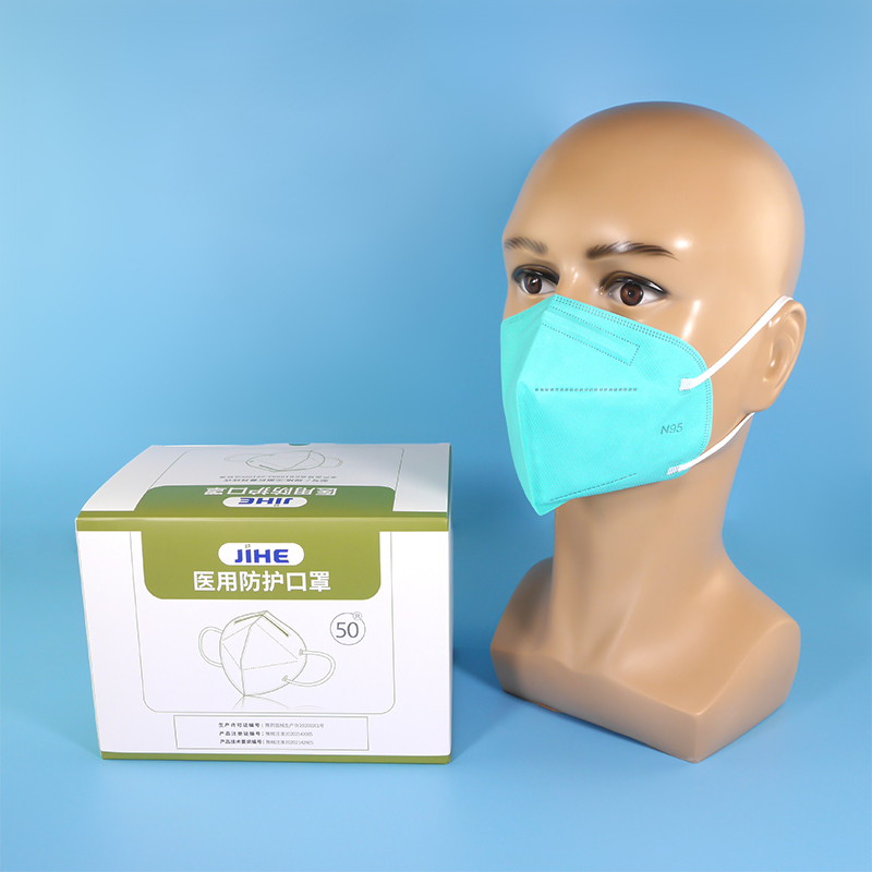 医用口罩n95防护口罩挂耳头戴式折叠型一次性医疗级别独立包装防病菌