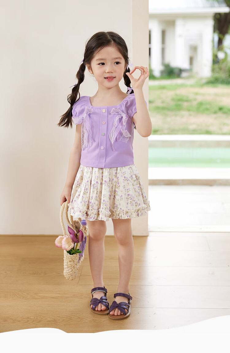 LUSON Children's Clothing, Baby Lace Hollow-Out Dress, Girls' Sleeveless Tank Top And Blouse Set, Summer 2025 1